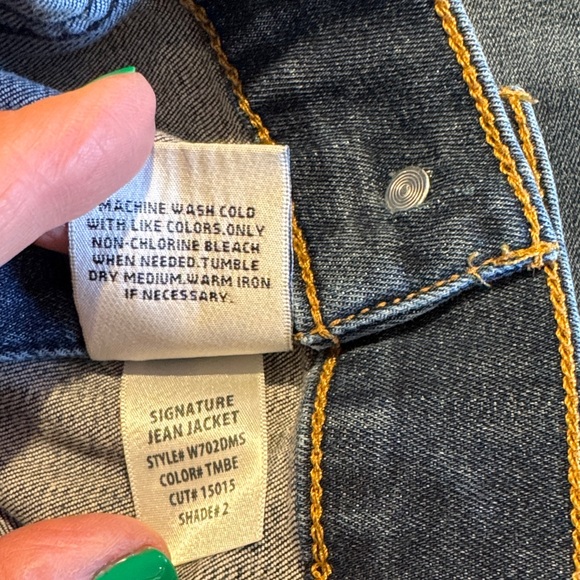 Hudson Vintage Style Blue Denim Jacket - Picture 7 of 11